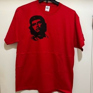 Che Guevara Men's T-shirt - Red Color Screen Printed T-Shirt - New
